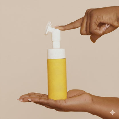 “Turmeric Golden Glow Skincare Set – Soap & Foaming Cleanser for Clear, Radiant Skin”