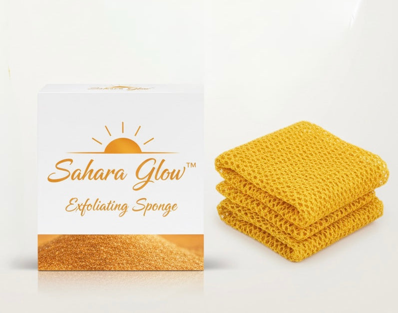 “African Sahara Glow™ – Exfoliating Sponges 3 Pack (Coming Soon)