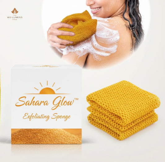 “African Sahara Glow™ Exfoliating Sponge – Reveal Smooth, Radiant, Silky Skin”